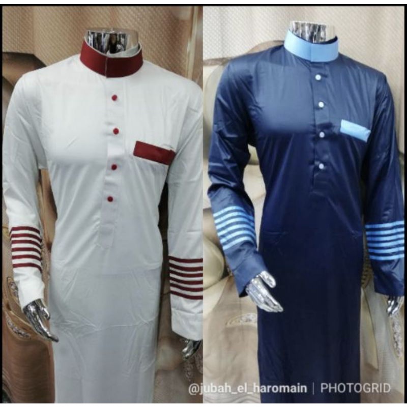Gamis pria dewasa adem | Jubah gamis Haramain Mesir Original | Gamis Haramain Mesir | Daffa Haramain