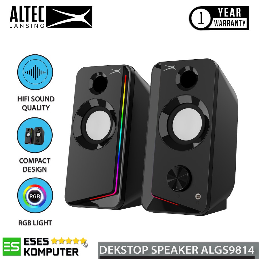 Jual Speaker Altec Lansing ALGS9814 2.0 RGB Speaker Gaming Shopee