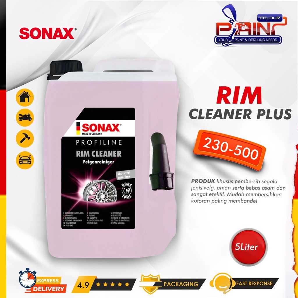 SONAX Rim Cleaner 230-500 Galon 5 L Wheel Cleaner Iron Remover