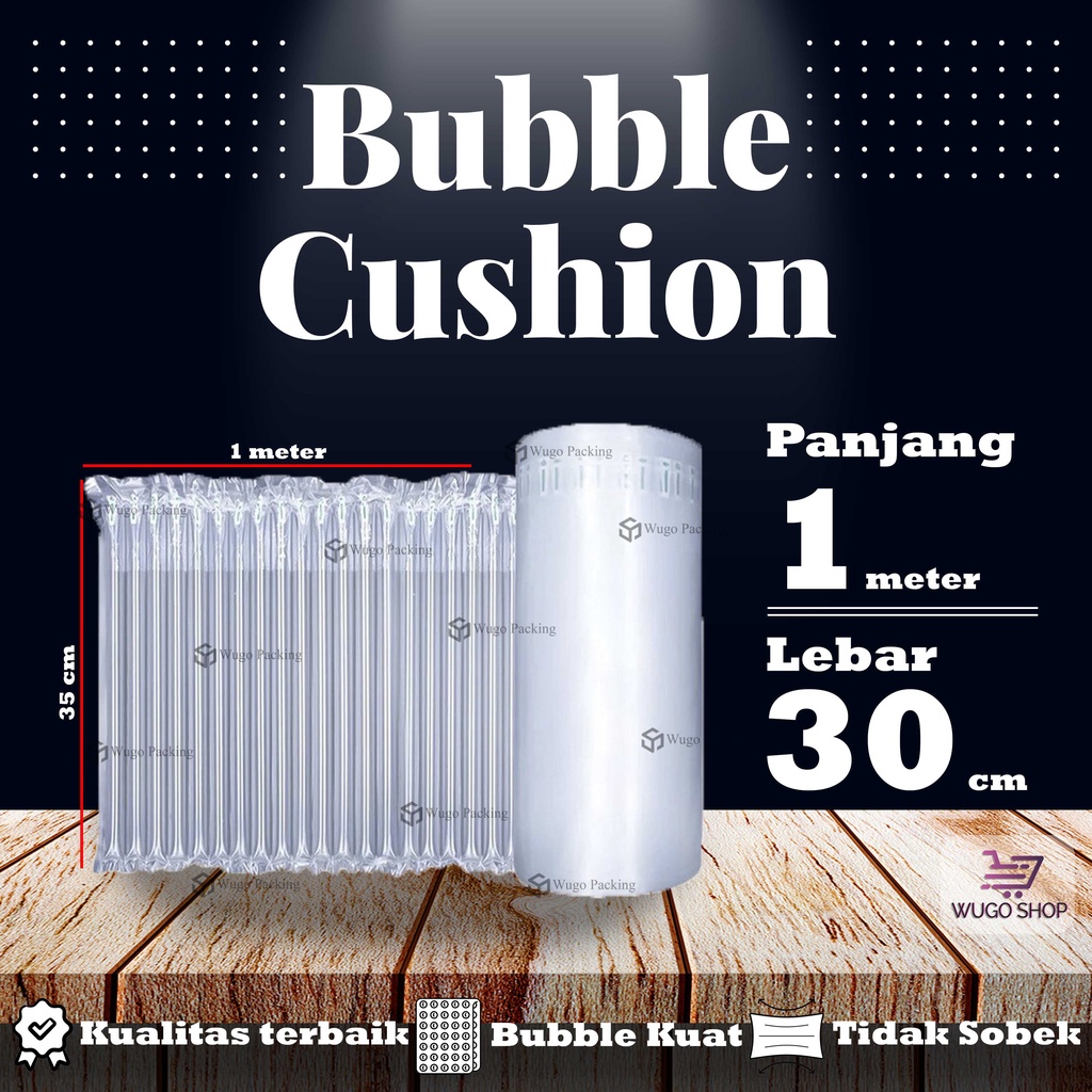 

30cm Bubble Wrap Inflatable Roll Air Bag Cushion Packing (meteran)