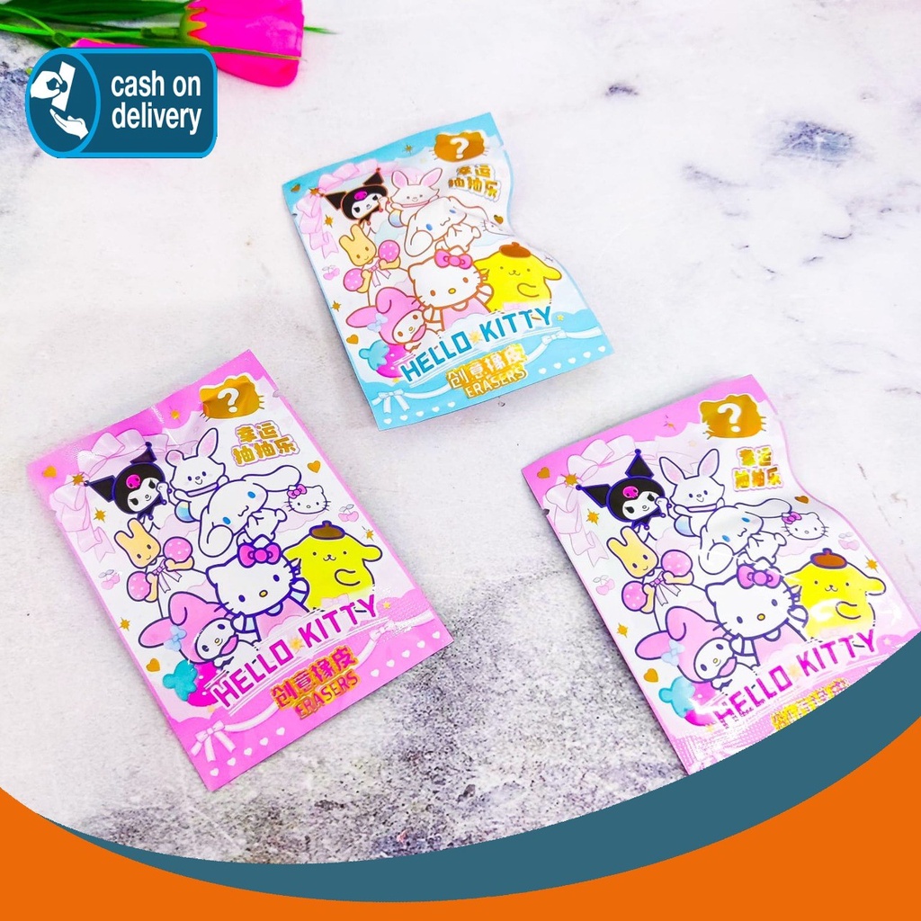 

PENGHAPUS MISTERY BAG SAANRIO KODE B-1002 SETIP STIP ERASER LUCU UNIK KARAKTER