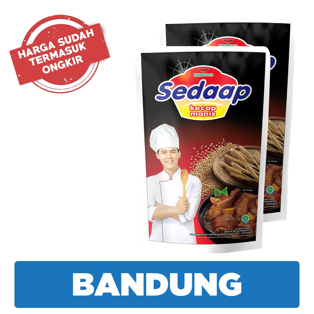 

Food Kecap Manis Sedaap Pouch 550ml 2 pcs (Harga + Ongkir) - BDG