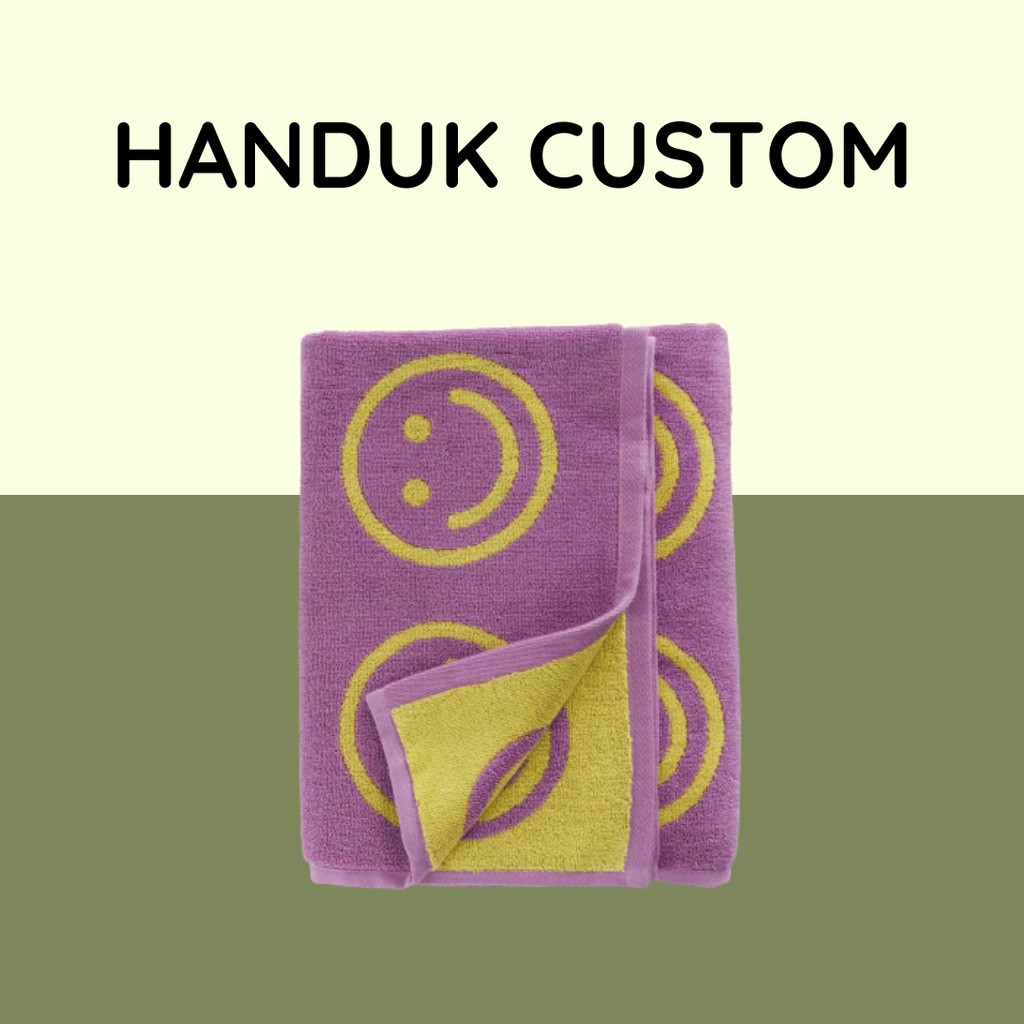 Handuk Custom,Handuk Bordir,Souvenir Handuk