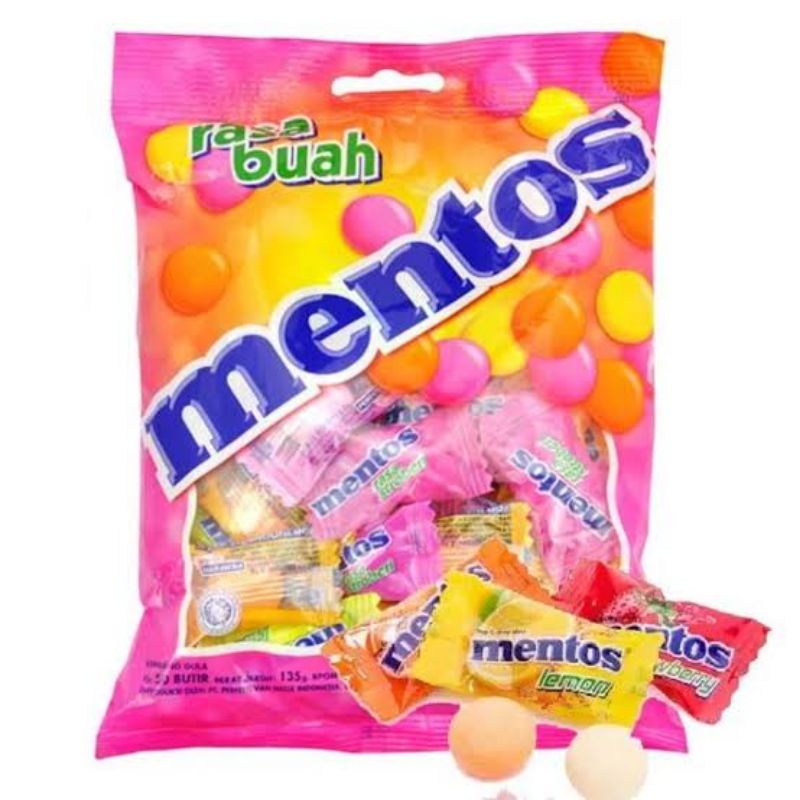 Permen Mentos bag 121,5 gr