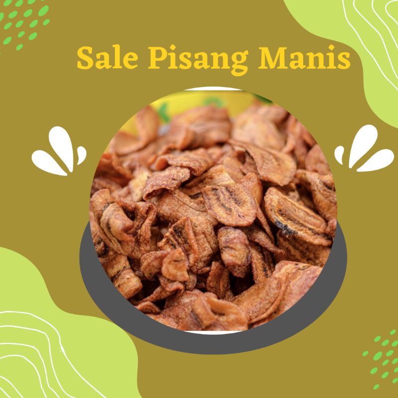 

KODE A| SALE PISANG ENAK 250 GRAM|SALE PISANG MANIS NYAMS