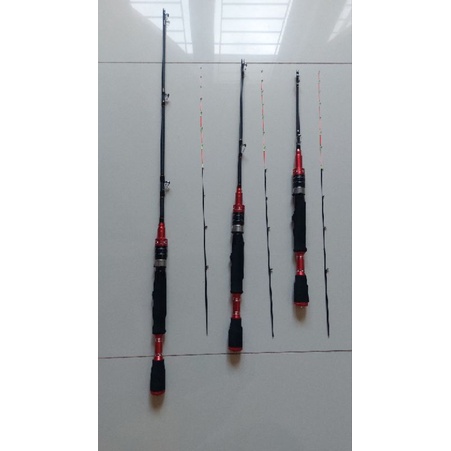 Joran Pancing Udang Lentur Carbon Zoom (bisa Pjg-Pdk)