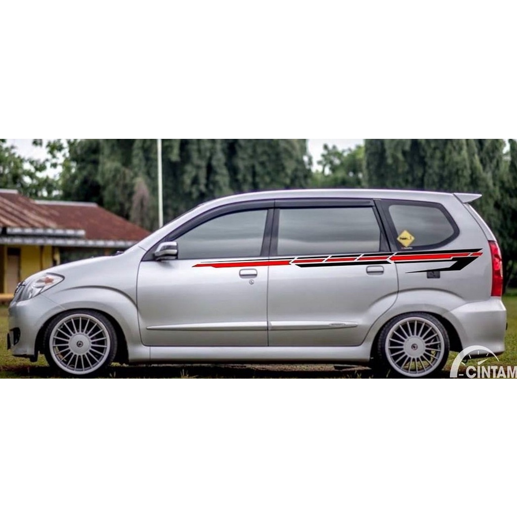 hidayah shop Stiker Striping List Mobil Xenia Stiker Cutting mobil Xenia Avanza Innova Ertiga Stiker