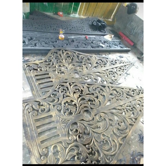 gunungan ukiran spon#dekorasi pelaminan