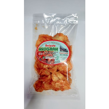

Kripik Singkong Lengket Rasa Balado - 250 Gram