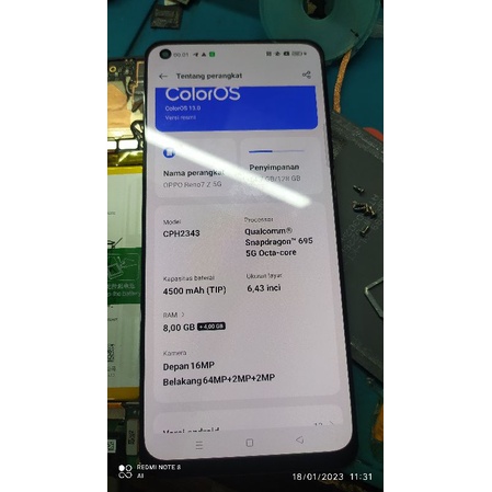 LCD OPPO A95/A74/RENO 7Z 5G ORI COPOTAN (AMOLED)