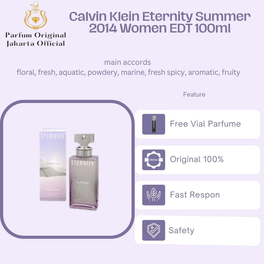 Parfum Parfume Perfume Asli Perawatan Kecantikan Original Import Branded Wanita Perempuan Cewek CK C