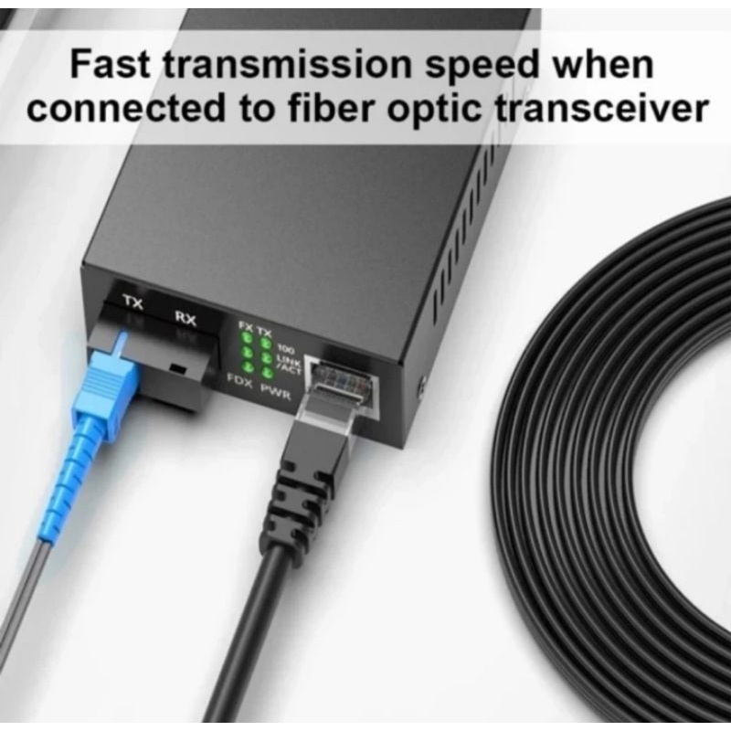 Cable Fiber Optic Outdor 100 Meter+Seling Kabel Dropcore UFC/SC