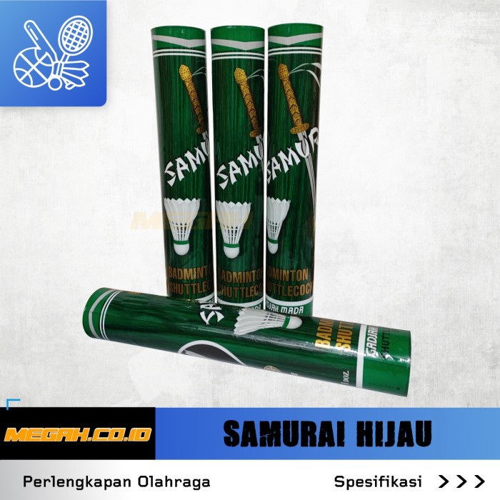 Shuttlecock Shuttlecock/Kok Samurai Hijau