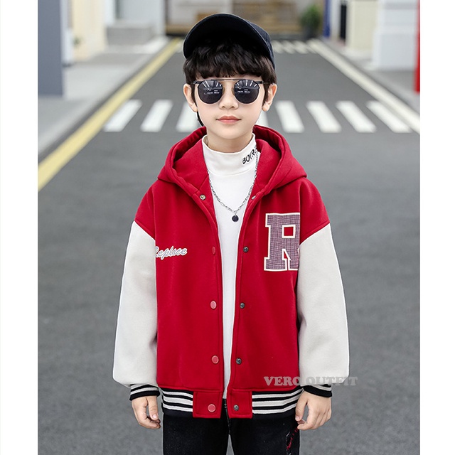 Jaket Sweater Baseball Varsity Unisex Pria wanita Laki Laki Perempuan Grosir Pakaian Komunitas Parta