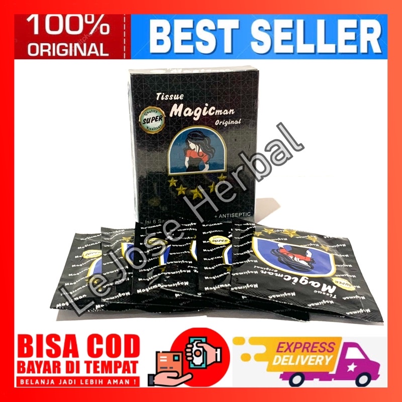 TISSUE SUPER MAGIC MAN (6 PCS) 100% ORIGINAL