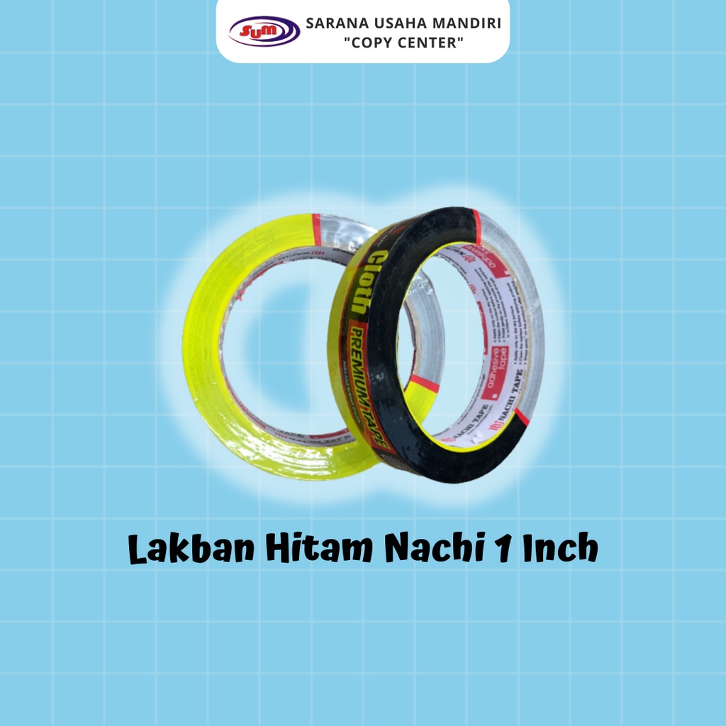 Lakban Hitam Nachi 1 INCH