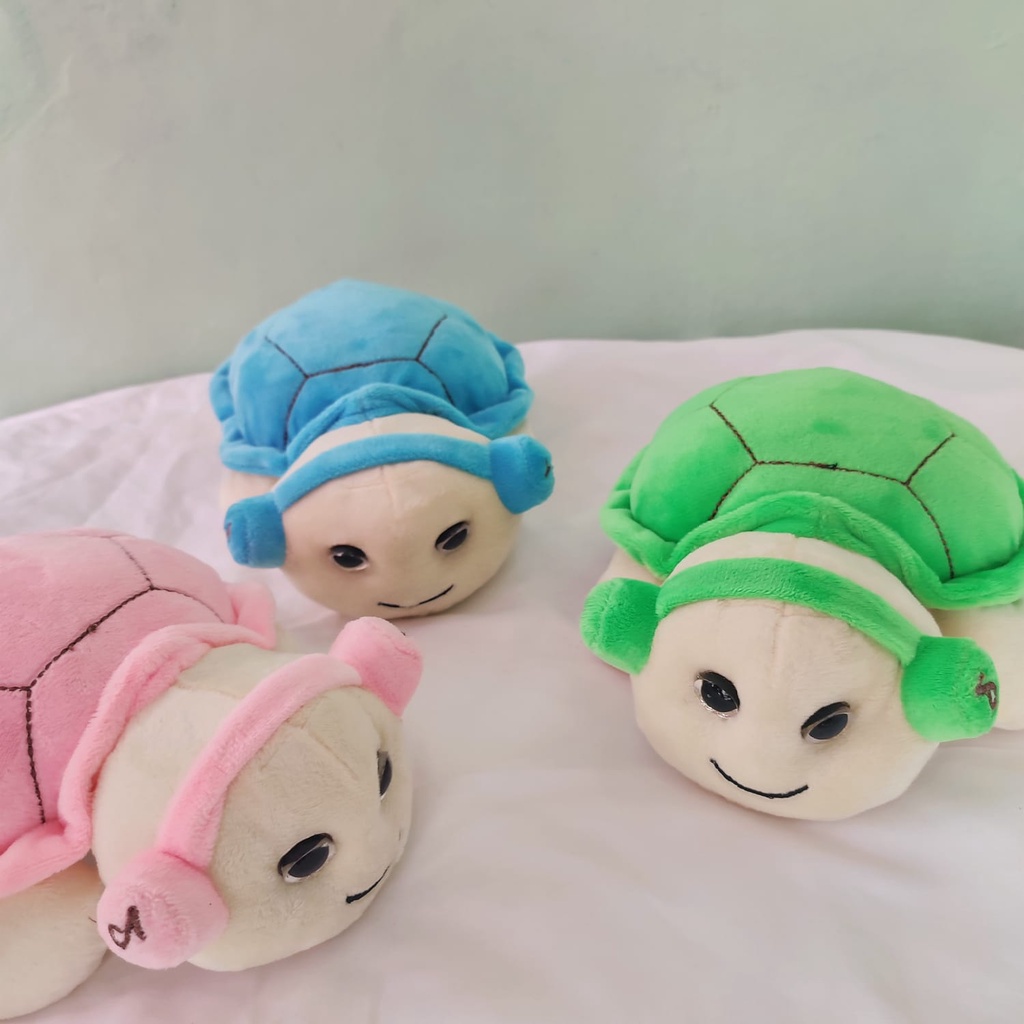 Boneka Kura Kura Lucu Mainan Anak Terbaru Kado Ultah Murah Ukuran 25cm