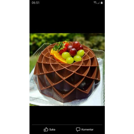 cetakan puding pandora /loyang puding /loyang cake