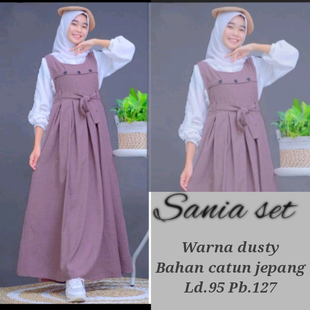 Baju Anak Perempuan Tanggung ABG Remaja Maxy Sania Kids Gamis Hijab Anak Umur 9-18 TAHUN Model....