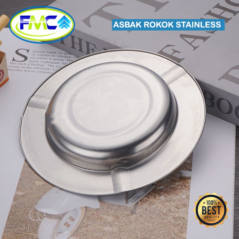 Asbak Stainless Steel Asbak Kotak Bulat Murah Ashtray Tempat Abu Mangkok Asbak Murah