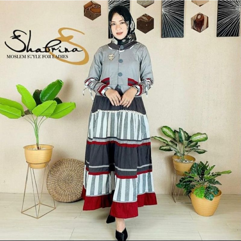 Gamis Shabrina syar'i Dewasa kode LB