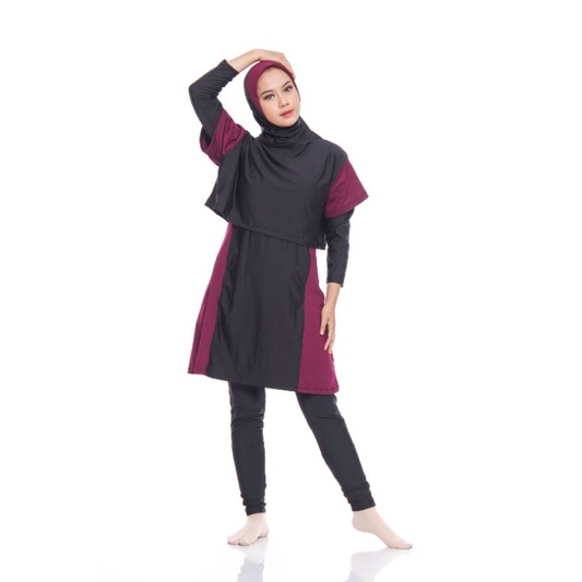 Baju Renang Muslimah Dewasa jumbo Baju Renang jumbo syar'i baju renang perempuan baju renang wanita big size renang hijab bolero