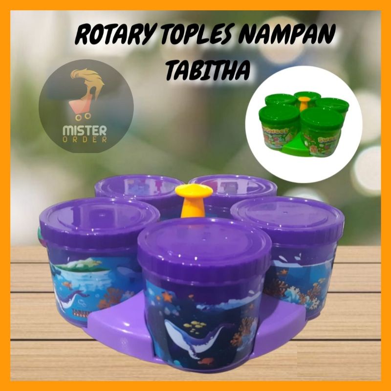 [COD] TABITHA ROTARY TOPLES NAMPAN SERBAGUNA - SET TOPLES LEBARAN - TOPLES KUE TABITHA