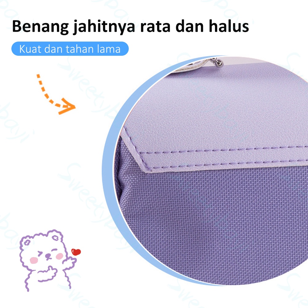 Sweetybayi Kotak pensil anak perempuan dekompresi lembut Tempat pensil anak siswa sekolah berkapasitas besar