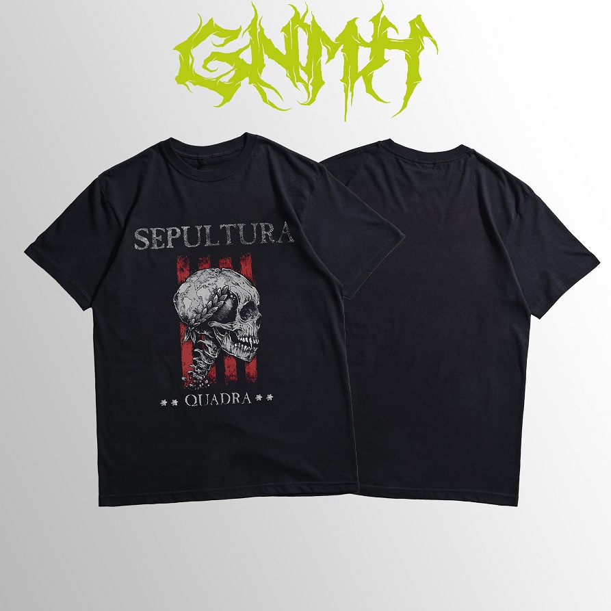 Kaos Band Metal Sepultura Quadra series - kaos musik