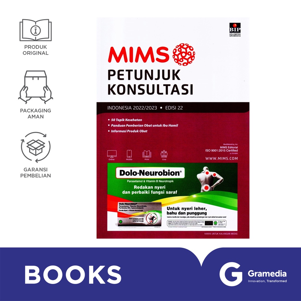 Mims Petunjuk Konsultasi Edisi 22 Tahun 2022/2023