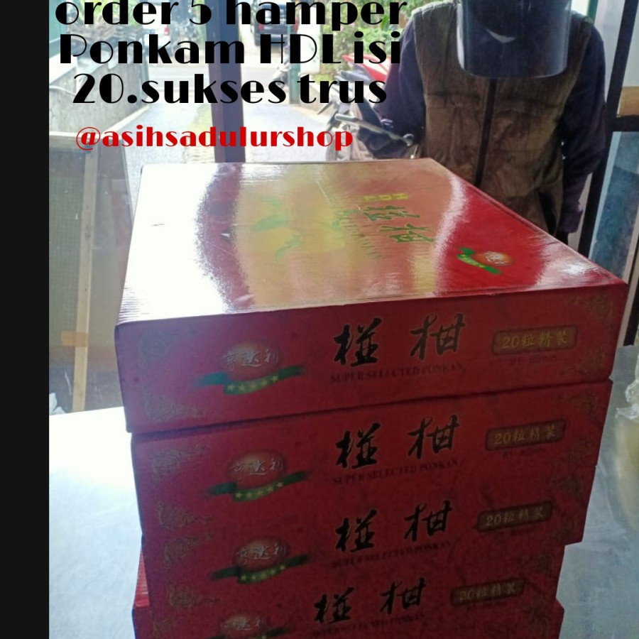 Hampers Imlek Jeruk Ponkam HDL 20pcs Promo Diskon Gosend Bandung