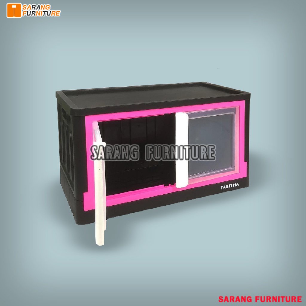 CONTAINER BOX Multipurpose Folding Cabinet LEMARI LIPAT PLASTIK TABITHA JUMBO Tabitha MPFC Container Box JUMBO 60L