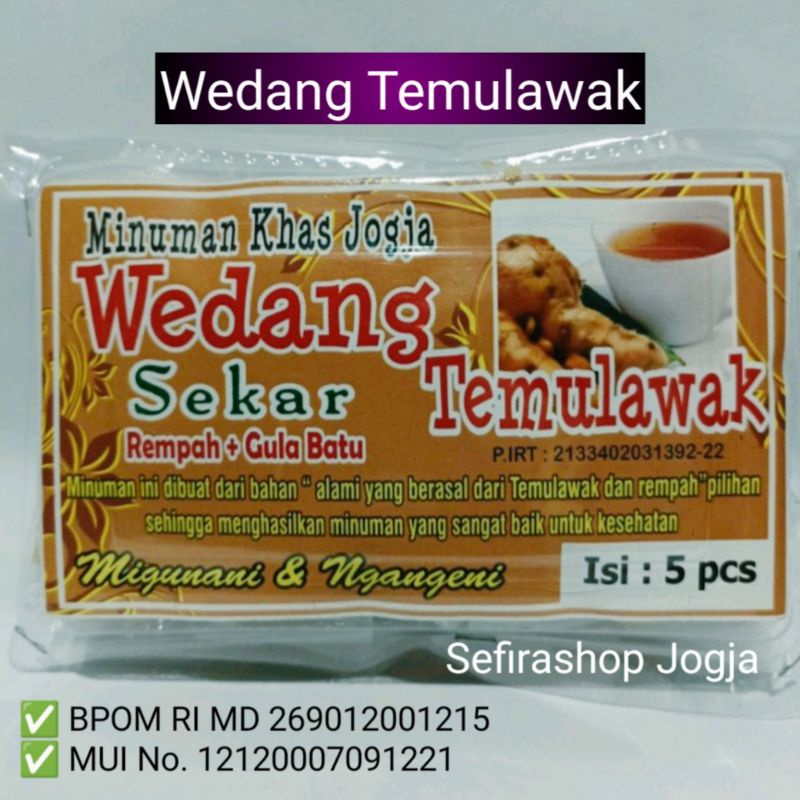 

SEKAR Wedang Temulawak Komplit Rempah + Gula Batu Kualitas Premium | Minuman Tradisional