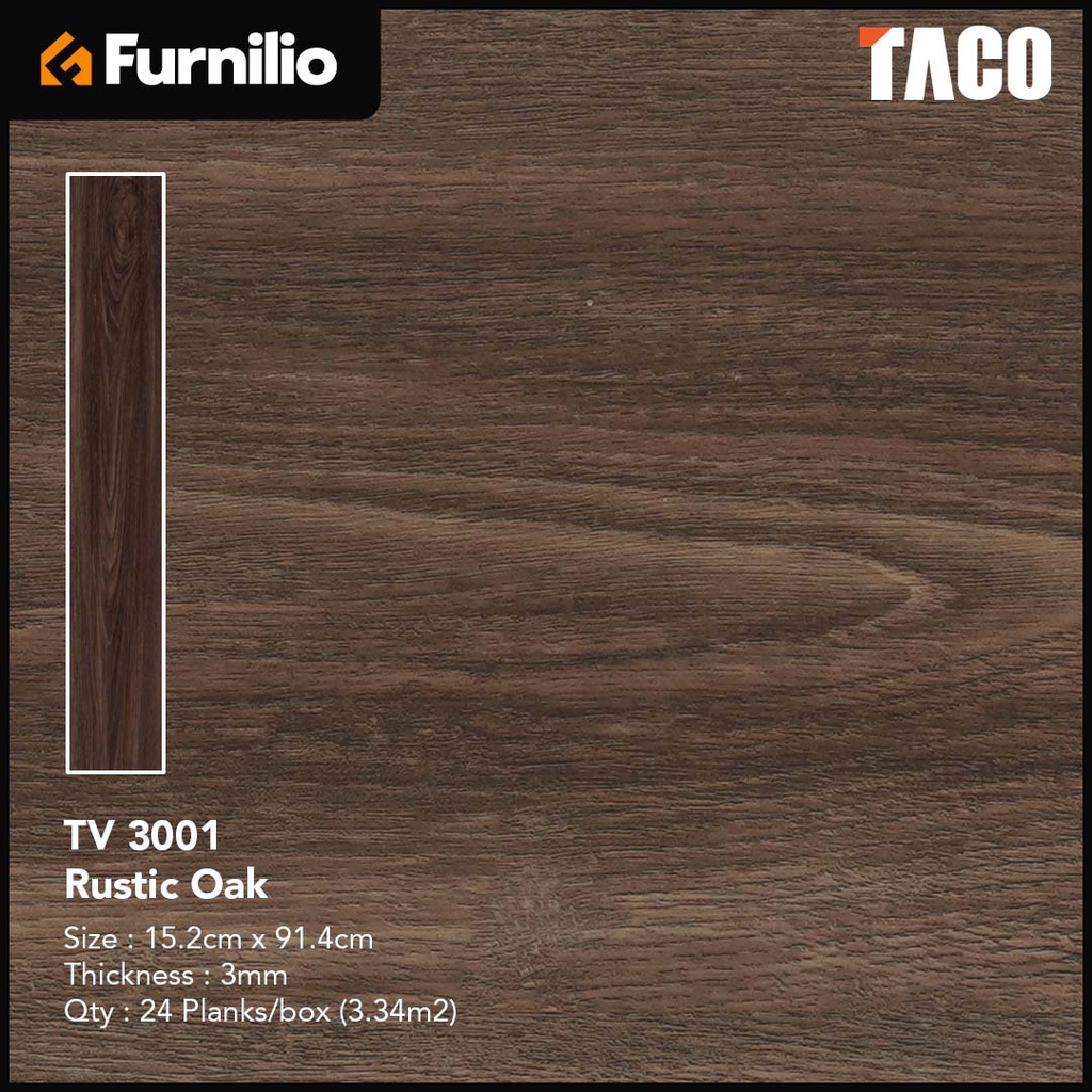 Lantai Vinyl Taco 3mm