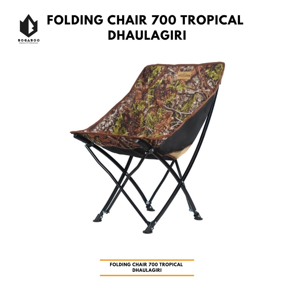 Dhaulagiri Folding Chair FC 700 - Kursi Lipat Type Etnik - Kursi Gunung - Bangku Lipet Camping Outdo