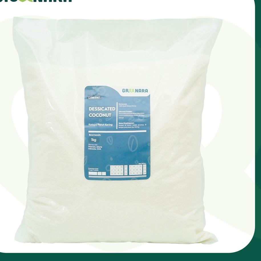 

Kode6n1Mb Dessicated Coconut 1Kg / Kelapa Parut Kering 1kg