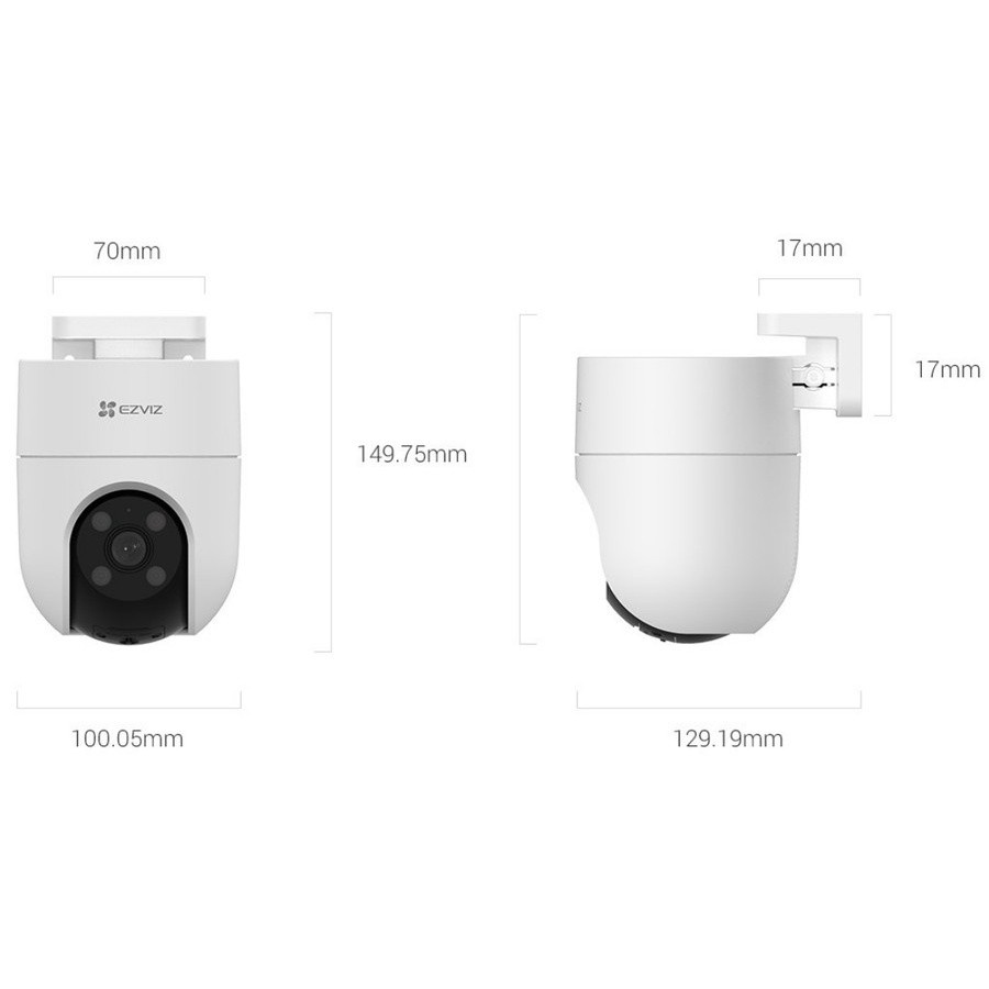 EZVIZ  H8C IP CAM AUTO TRACKING WITH SANDISK SD 64/128/256 GB