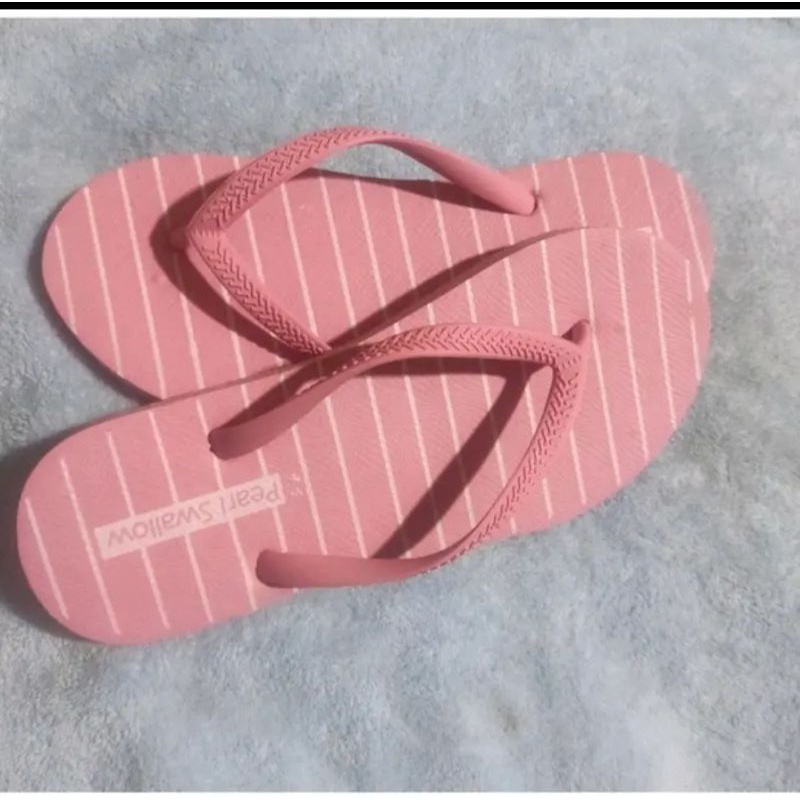 KHUSUS GROSIR 6 pasang sandal Pearl swallow line