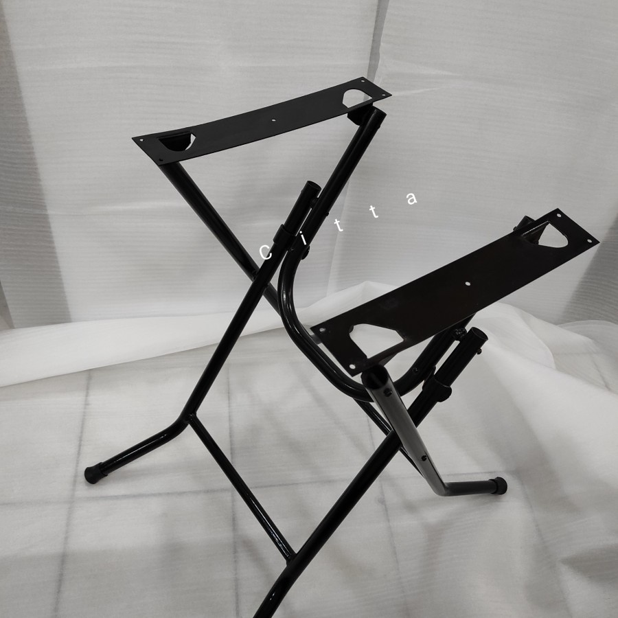 KAKI MEJA LIPAT BESI SILANG