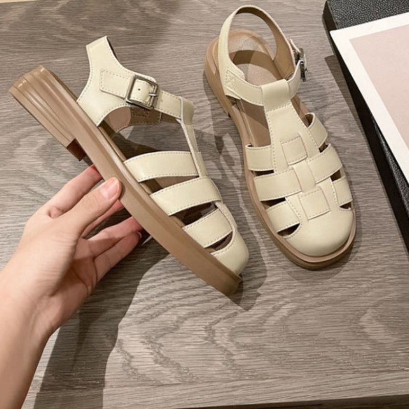 COD BAYAR DITEMPAT &gt; &gt; &gt; 10334 Sandal Wanita Import Monolit Tali Belakang