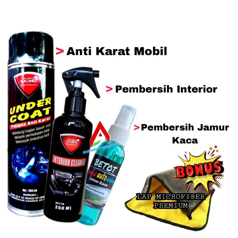 Anti Karat Mobil / Pembersih Interior / Pembersih Jamur Kaca / Flingkot semprot / Penghilang Noda Mobil / Penghilang Jamur Kaca efek daun talas