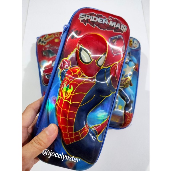 

Kotak pensil resleting princess, spiderman, frozen/tempat pensil resleting/ pencil case resleting/ kotak pensil timbul
