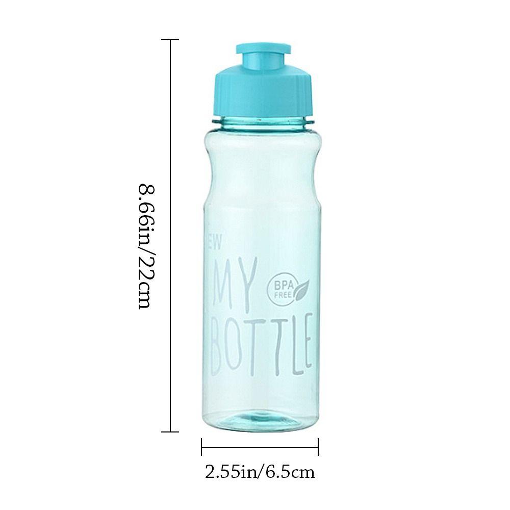 Popular Botol Minum 650ml Portable Sport Plastik Multi Warna