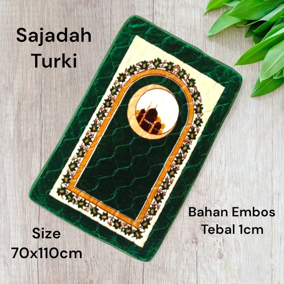 Jual Sajadah Tebal Turkiye Premium Anti Slip Sajadah Busa Empuk