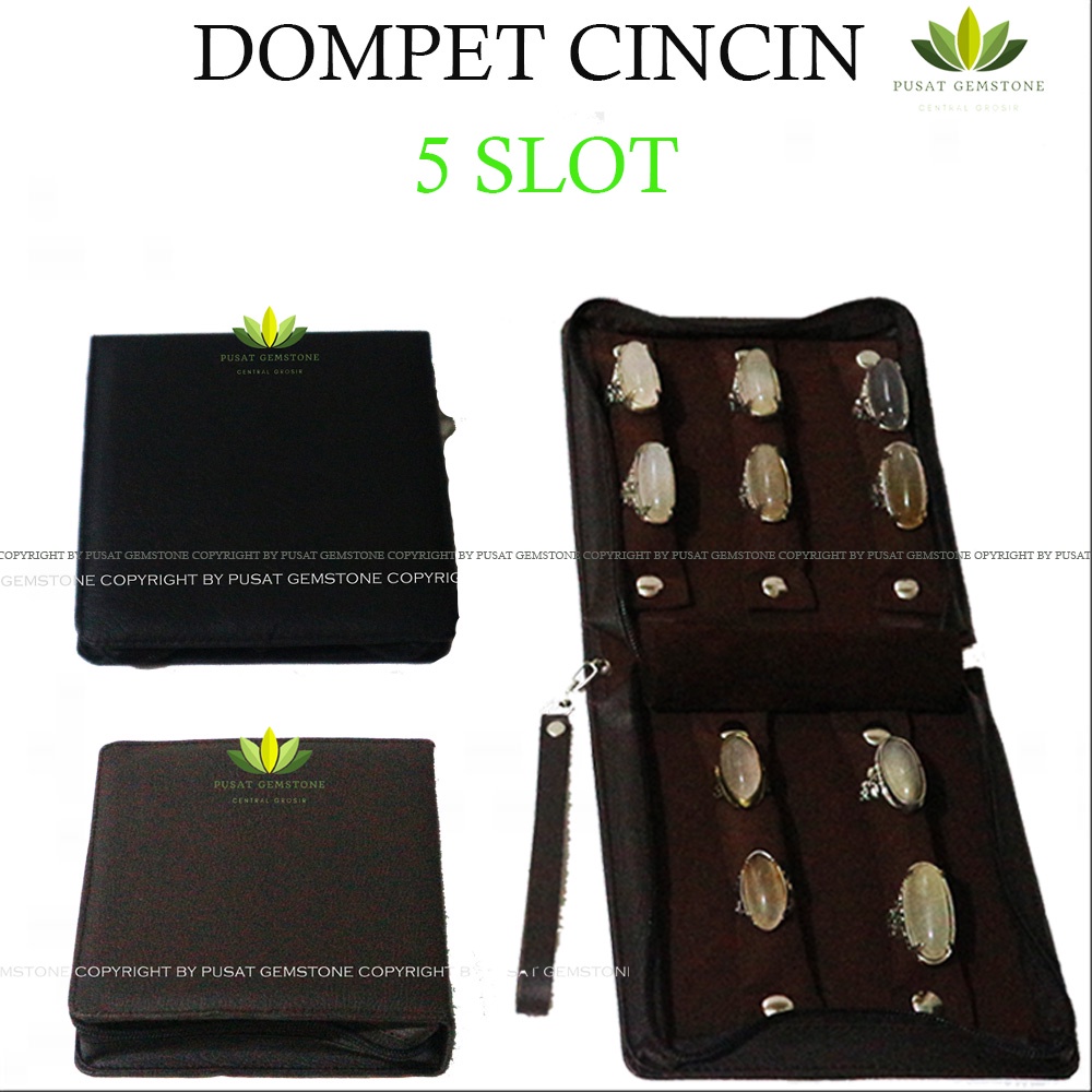 DOMPET TAS CINCIN BATU 5 slot batu