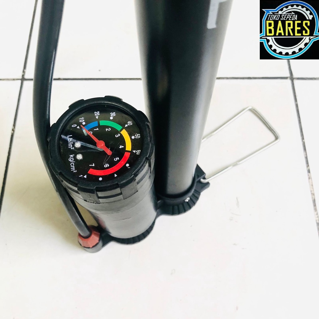 Pompa Sepeda Pacific SP-J806 / SP-J807 / Floor Pump with Gauge