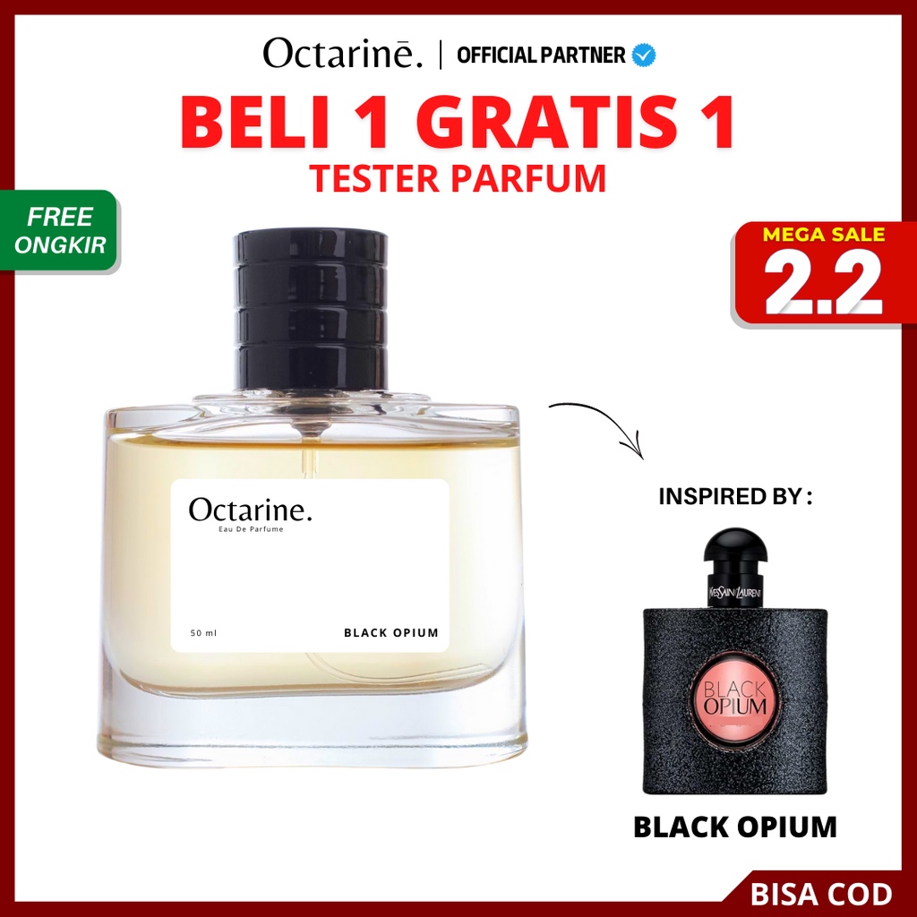 Octarine - Parfum Wanita Pria Tahan Lama Inspired By BLACK OPI*M | Parfume Farfum Perfume Minyak Wangi Cewek Cowok Murah Original