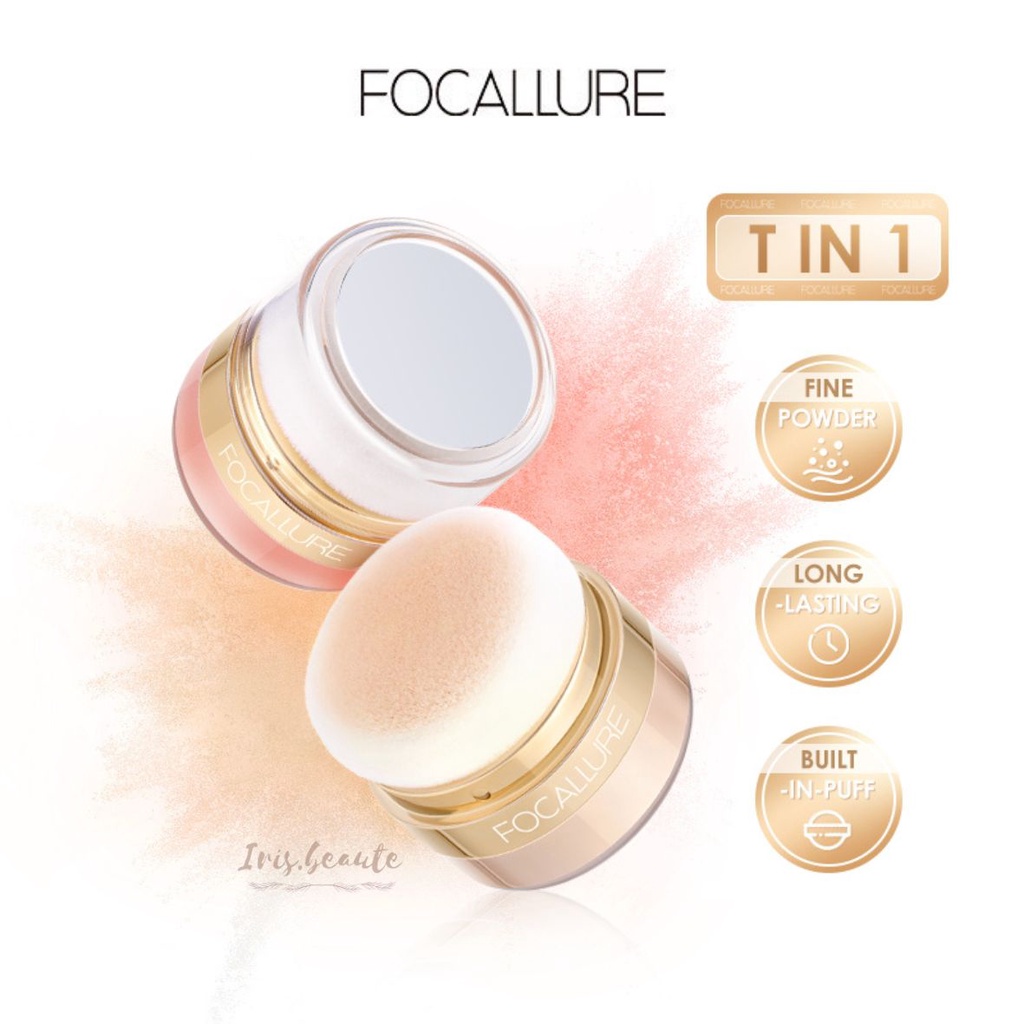 FOCALLURE Instant Retouch Setting Powder &amp; Blusher / Oil Control Setting Powder &amp; Blusher Powder