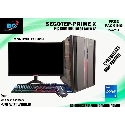 Paket Pc murah core i5 ram 8gb hdd 500gb Led 19 in