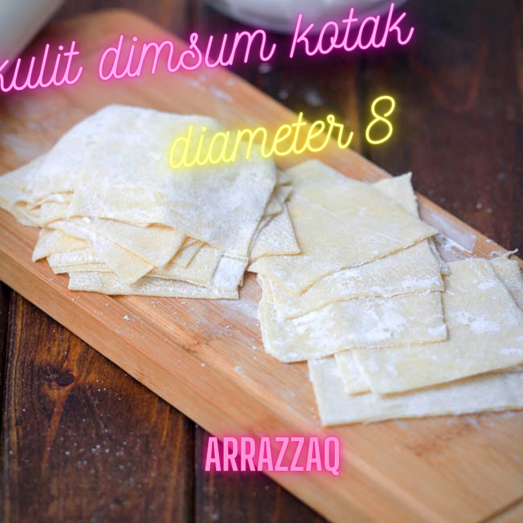 

Kulit Dimsum Pangsit gyoza siomay 8,5 cm 50 lembar pangsit / gyoza KOTAK POLOS